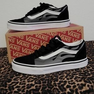OLD SKOOL VANS SUEDE FLAME